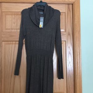 Mid length sweater dress